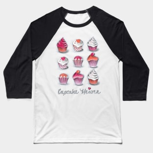 Cupcake Heaven Baseball T-Shirt